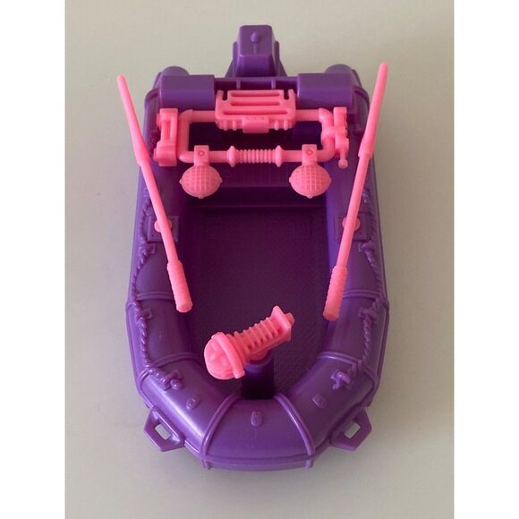 Hasbro Littlest Pet Shop LPS Purple Moped Scooter Side Car  2010 Row Boat - Picture 10 of 16